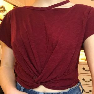 Red Crop Top